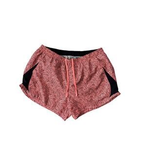 Nike Pink and Black Lined Exercise Shorts - Size S